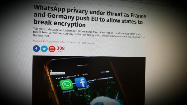WhatsApp privacy under threat as France and Germany push EU to allow states to break encryption
