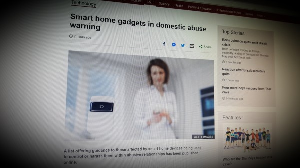 Smart home gadgets in domestic abuse warning