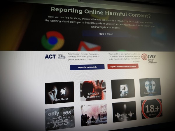 Reporting Online Harmful Content