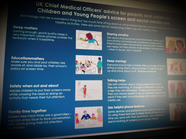 UK Chief Medical officer's Advice for Parents on Screen Time and Social Media Use