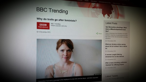 Why do trolls go after feminists?