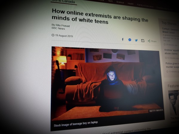How online extremists are shaping the minds of white teens