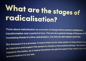 What are the stages of radicalisation?
