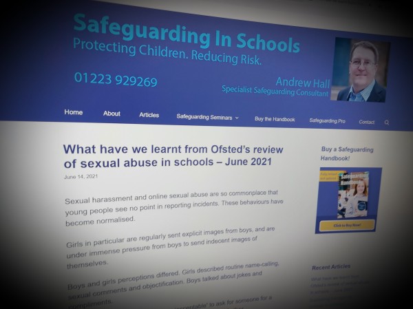 What have we learnt from Ofsted’s review of sexual abuse in schools? – June 2021