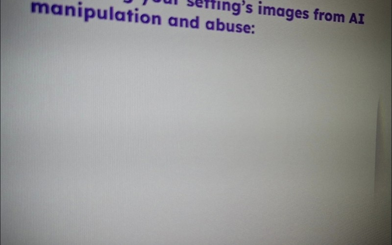 Protecting your setting’s images from AI manipulation and abuse: