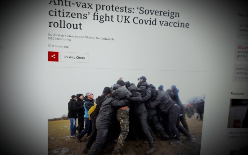 Anti-vax protests: ‘Sovereign citizens’ fight UK Covid vaccine rollout