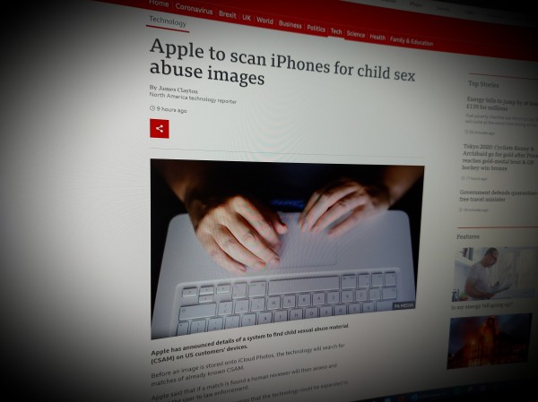 Apple to scan iPhones for child sex abuse images