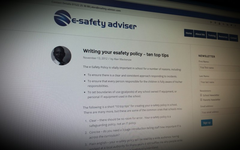 Writing Your Esafety Policy - 10 Top Tips