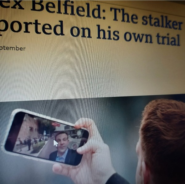 Alex Belfield: The stalker who reported on his own trial