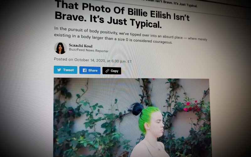 That Photo Of Billie Eilish Isn’t Brave. It’s Just Typical.
