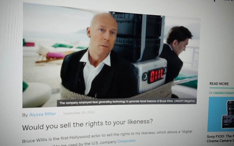 Company Acquires the Rights to Deepfake Bruce Willis