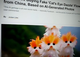 People Are Buying Fake 'Cat's Eye Dazzle' Flower Seeds from China, Based on AI-Generated Photos