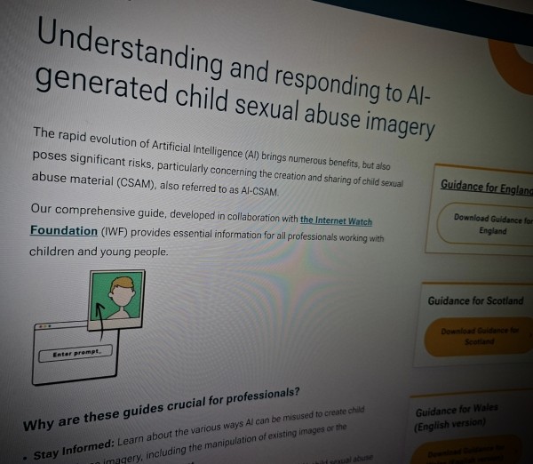Understanding and responding to AI-generated child sexual abuse imagery