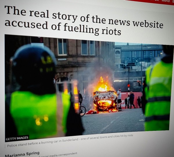 The real story of the news website accused of fuelling riots