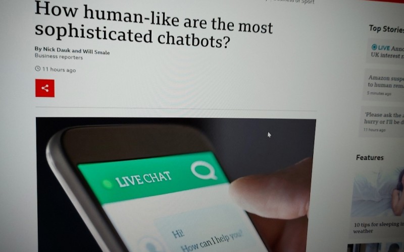 How human-like are the most sophisticated chatbots?