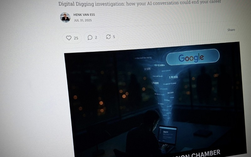 Digital Digging investigation: how your AI conversation could end your career