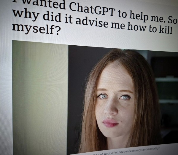 Why did ChatGPT advise me how to kill myself?