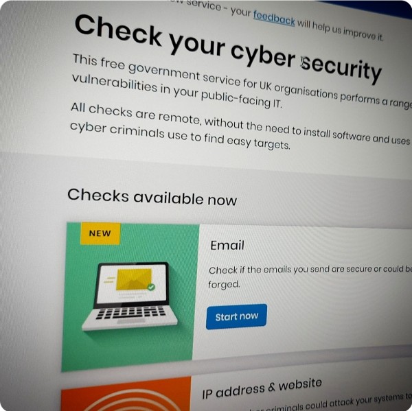 Check your cyber security - National Cyber Security Centre