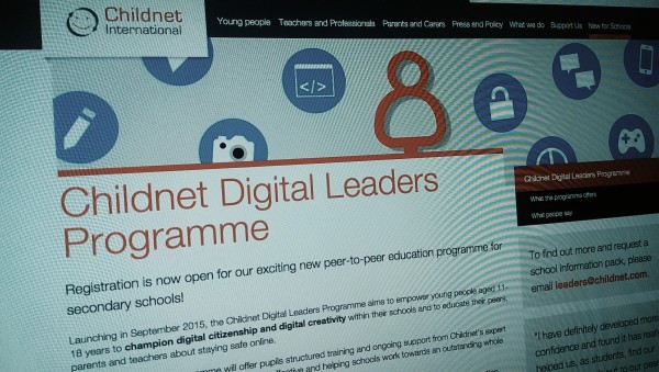 Childnet Digital Leaders Programme. Registration now open.