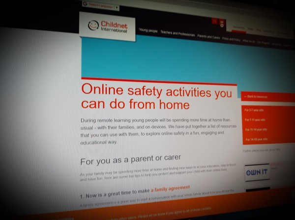 Online safety activities you can do from home