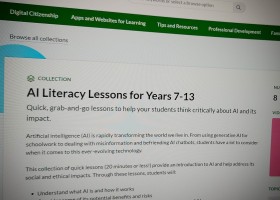 AI Literacy Lessons for Years 7-13