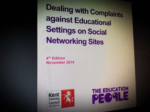 Dealing with Complaints against Educational Settings on Social Networking Sites
