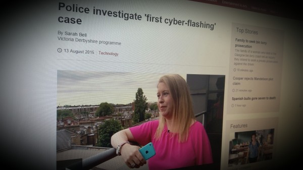 Police investigate 'first cyber-flashing' case