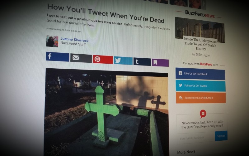 How You'll Tweet When You're Dead