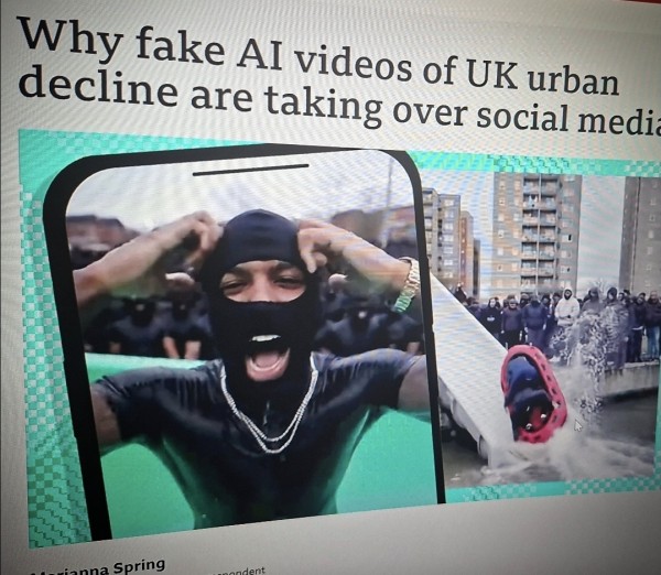 Why fake AI videos of UK urban decline are taking over social media
