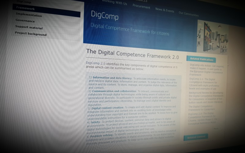 The Digital Competence Framework 2.0