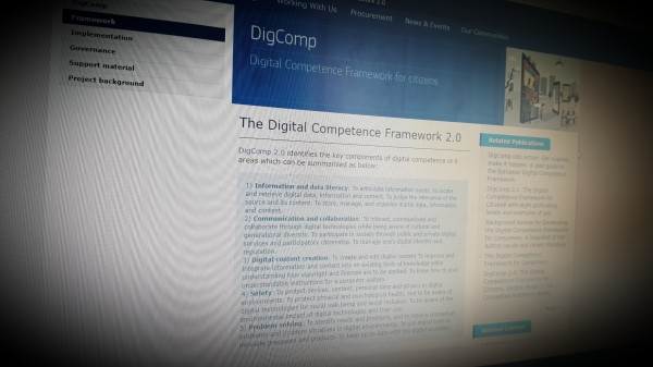 The Digital Competence Framework 2.0
