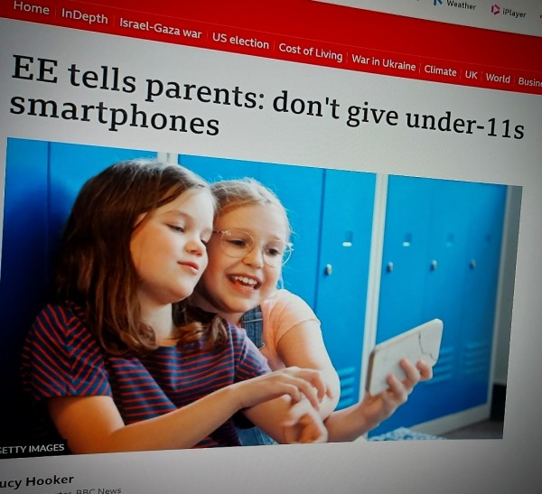 EE tells parents: don't give under-11s smartphones