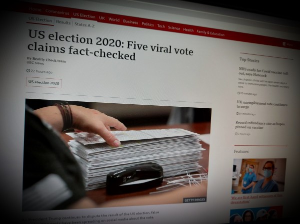 US election 2020: Five viral vote claims fact-checked