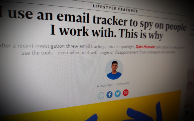 I use an email tracker to spy on people I work with. This is why