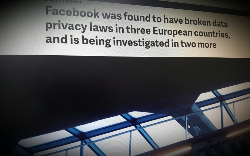 Facebook was found to have broken data privacy laws in three European countries, and is being investigated in two more
