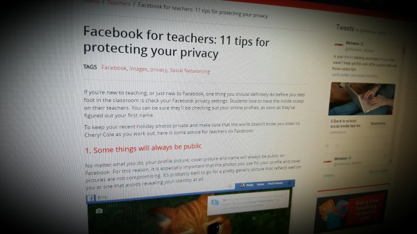 Facebook for teachers: 11 tips for protecting your privacy