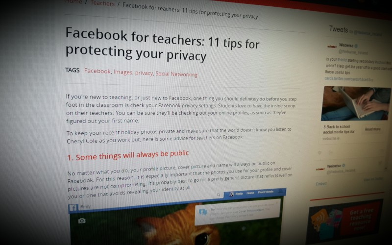 Facebook for teachers: 11 tips for protecting your privacy