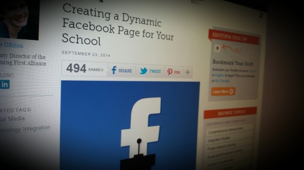 How to create a dynamic facebook page for your school