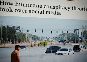 How hurricane conspiracy theories took over social media