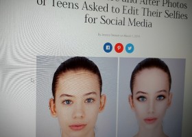Interview: Before and After Photos of Teens Asked to Edit Their Selfies for Social Media