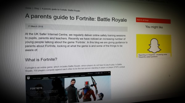 A parents guide to Fortnite: Battle Royale