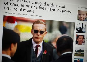 Laurence Fox charged with sexual offence after ‘sharing upskirting photo' on social media