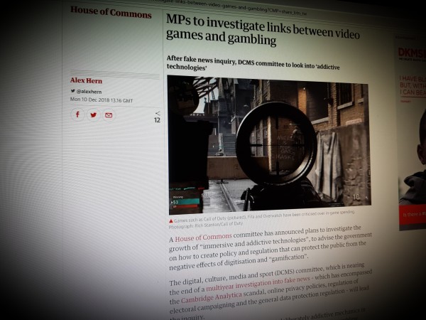 MPs to investigate links between video games and gambling