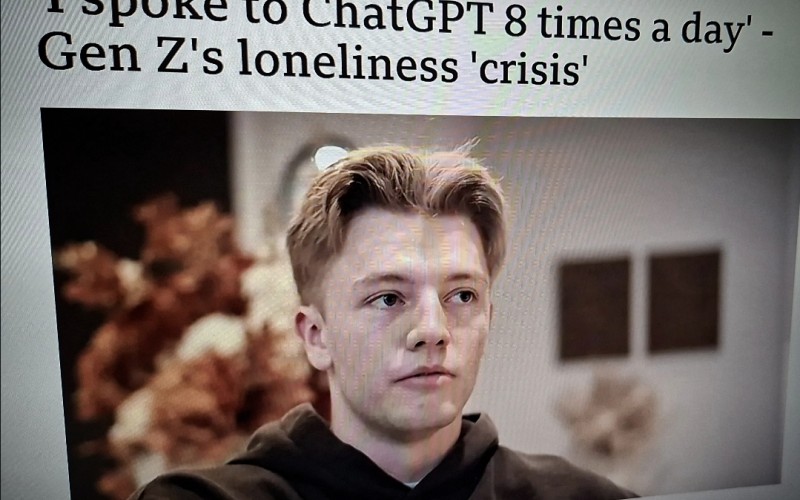 'I spoke to ChatGPT 8 times a day' - Gen Z's loneliness 'crisis'