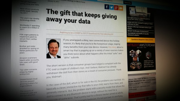 The gift that keeps giving away your data