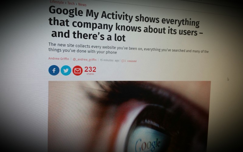 Google My Activity shows everything that company knows about its users – and there’s a lot