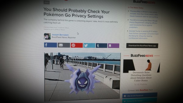 You Should Probably Check Your Pokémon Go Privacy Settings