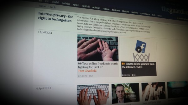 Internet Privacy Resources at The Guardian