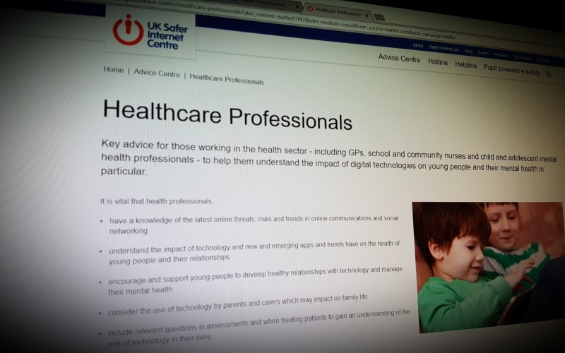 Online Safety Advice for Healthcare Professionals