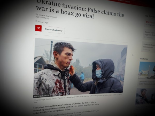 Ukraine invasion: False claims the war is a hoax go viral